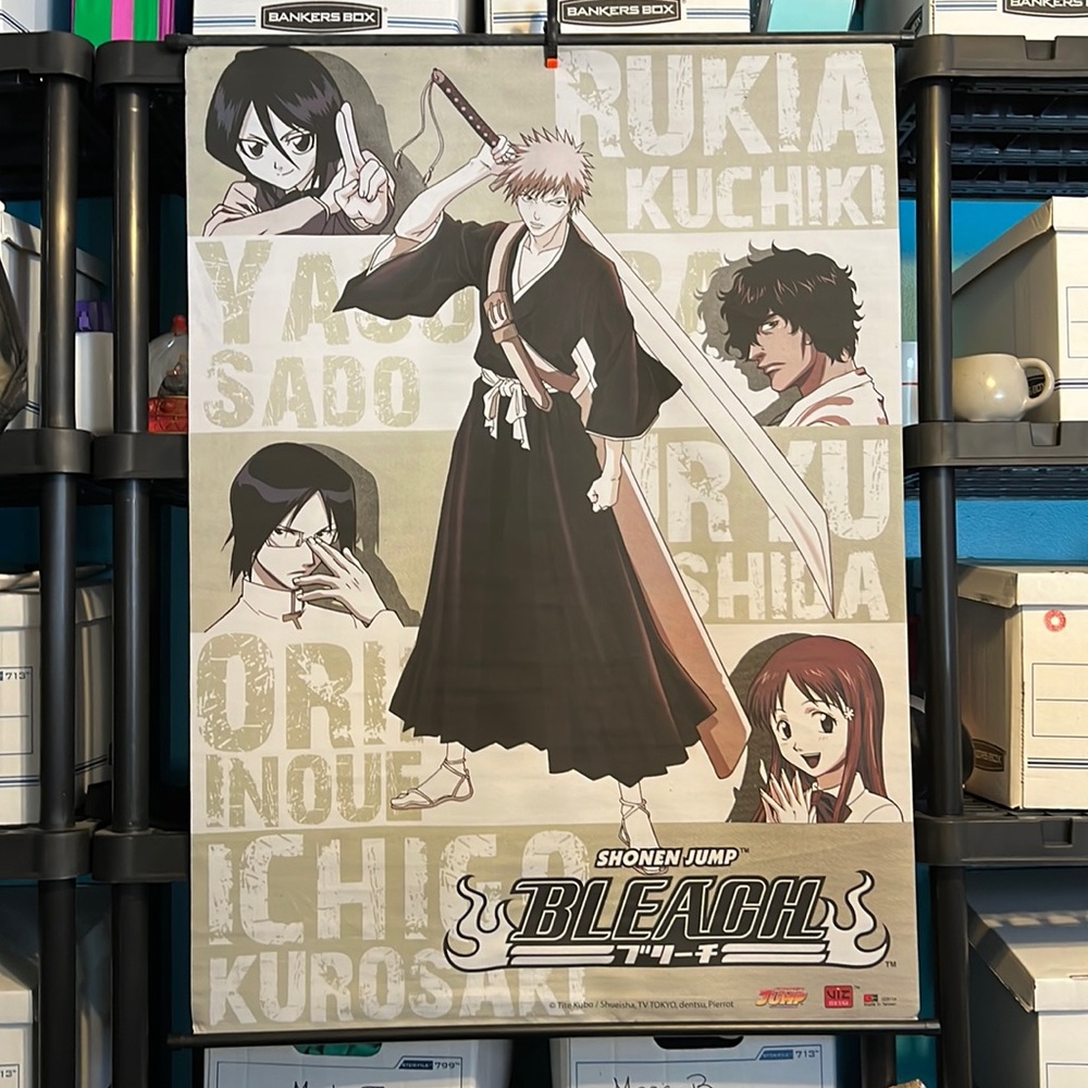 Shonen Jump Bleach Anime Ichigo Hanging Fabric Wall Scroll